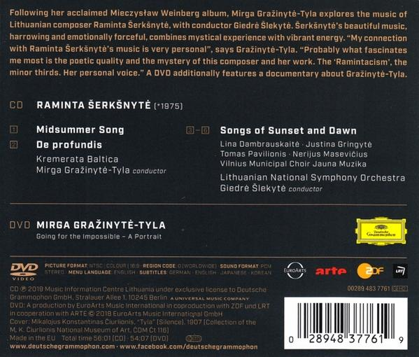 Mirga Grazinyte-tyla - Works by Raminta Serksnyte  - (CD + DVD Video)
