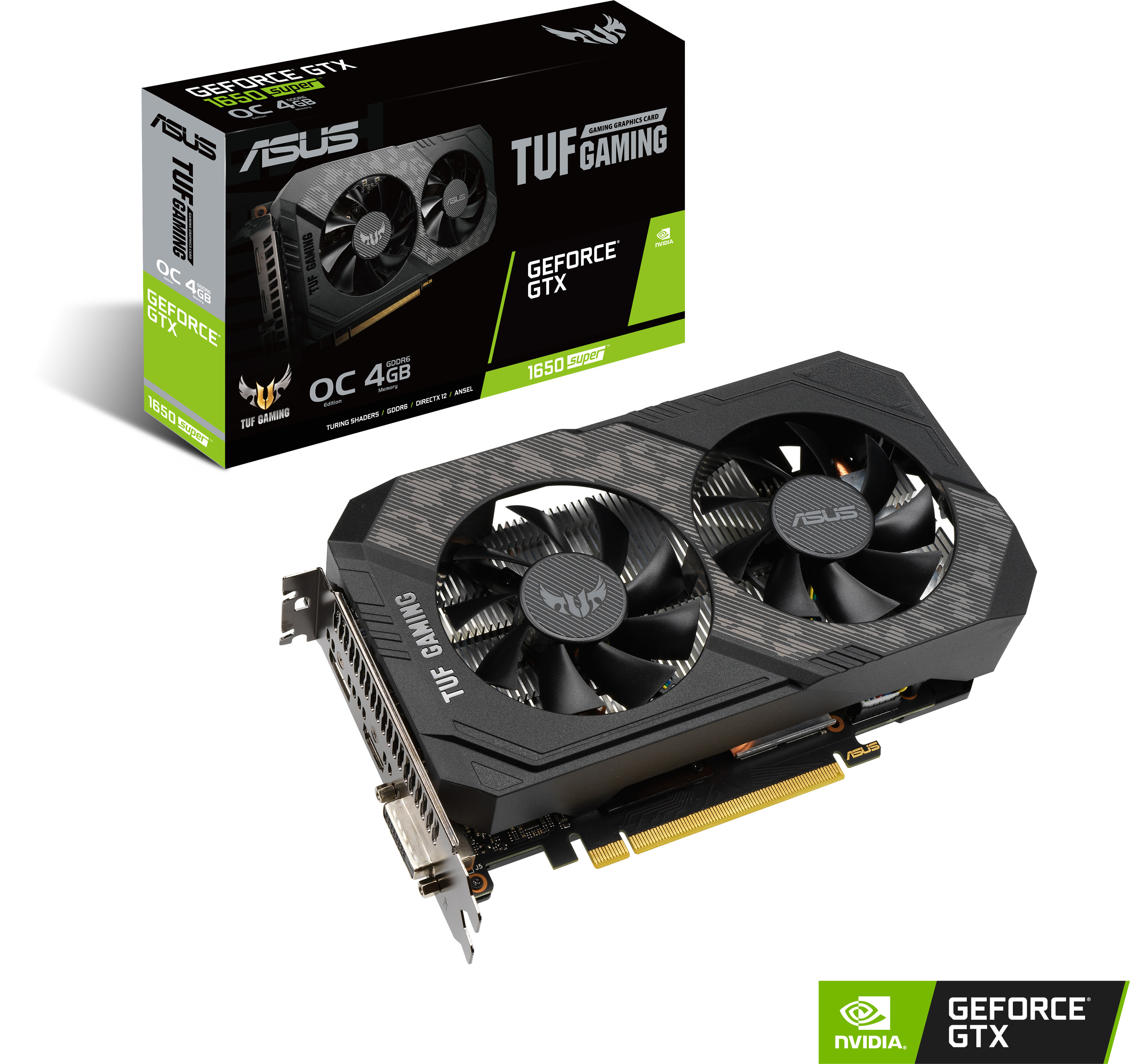 ASUS GeForce® GTX 1650 SUPER™ TUF Gaming  OC 4GB (90YV0E42-M0NA00) (NVIDIA, Grafikkarte)