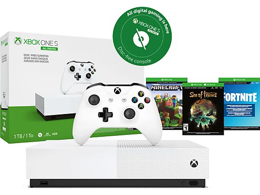 MICROSOFT Xbox One S 1 TB All Digital 2.0