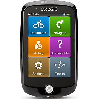 MIO Sportfiets-GPS Europa + Luxe opbergtas (Cyclo 210+)