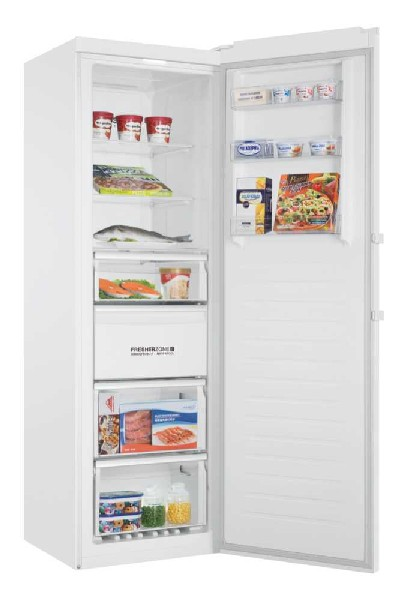 Congelador vertical - Haier Instaswitch H3F-320WTAAU1, 330l, 190cm, Convertible a frigorífico, WIFI, Blanco