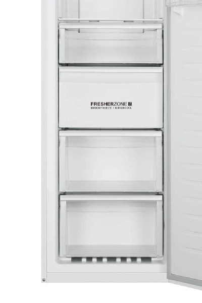 Congelador vertical - Haier Instaswitch H3F-320WTAAU1, 330l, 190cm, Convertible a frigorífico, WIFI, Blanco