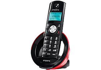 EMPORIA SLF19 - Téléphone sans fil (Noir/Rouge)