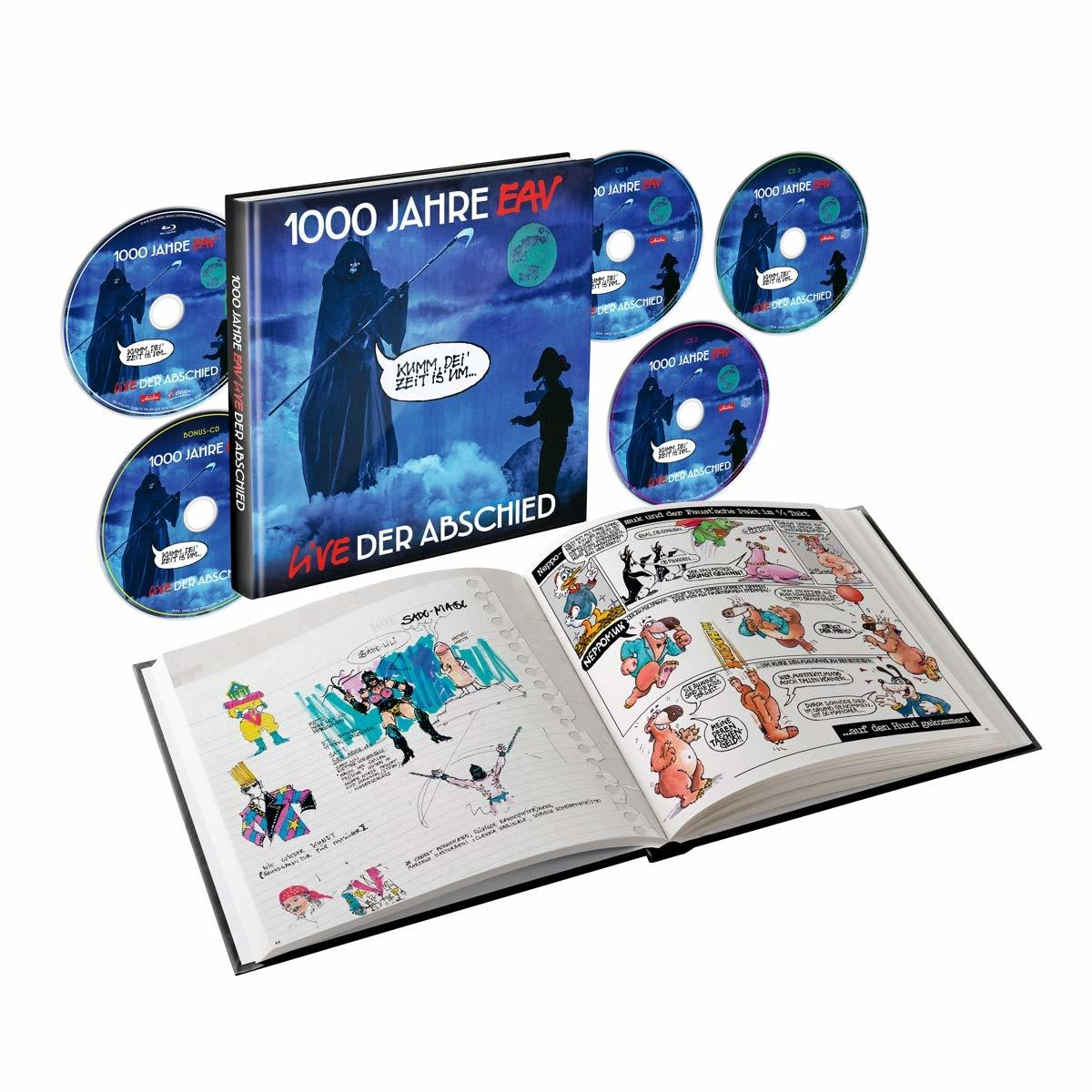 EAV - 1000 Jahre EAV Live - Der Abschied - Buch-Edition [CD]
