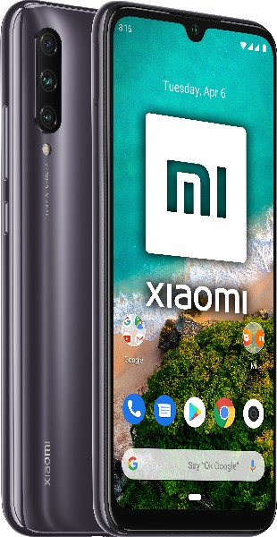 Móvil - Xiaomi Mi A3, Gris, 64 GB, 4 GB RAM, 6.7" HD+, Snapdragon TM665, 4030 mAh, Android