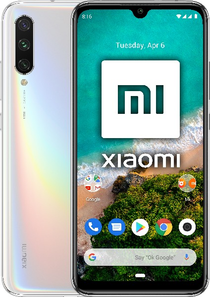 Móvil - Xiaomi Mi A3, Blanco, 64 GB, 4 GB RAM, 6.08", Snapdragon TM665, Android