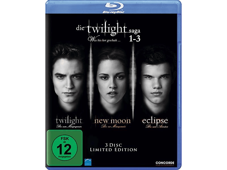 Die Twilight Saga 1-3 Blu-ray (FSK: 12)