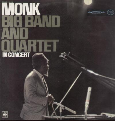 Album borító, egy férfi zongorázik mikrofonnal, a "Big Band and Quartet" szöveggel.