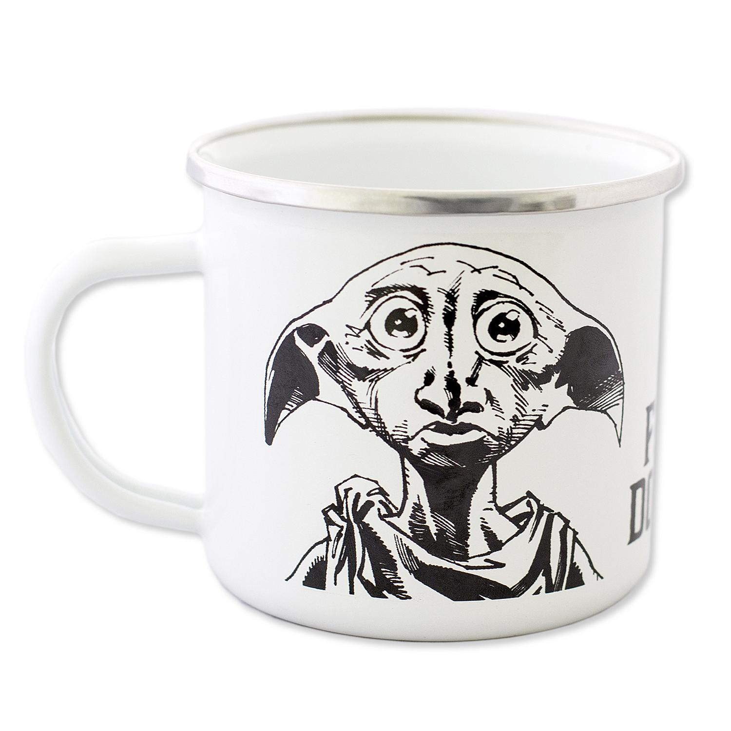 HALF MOON BAY Harry Potter Tasse Dobby Emaille Tasse Tasse