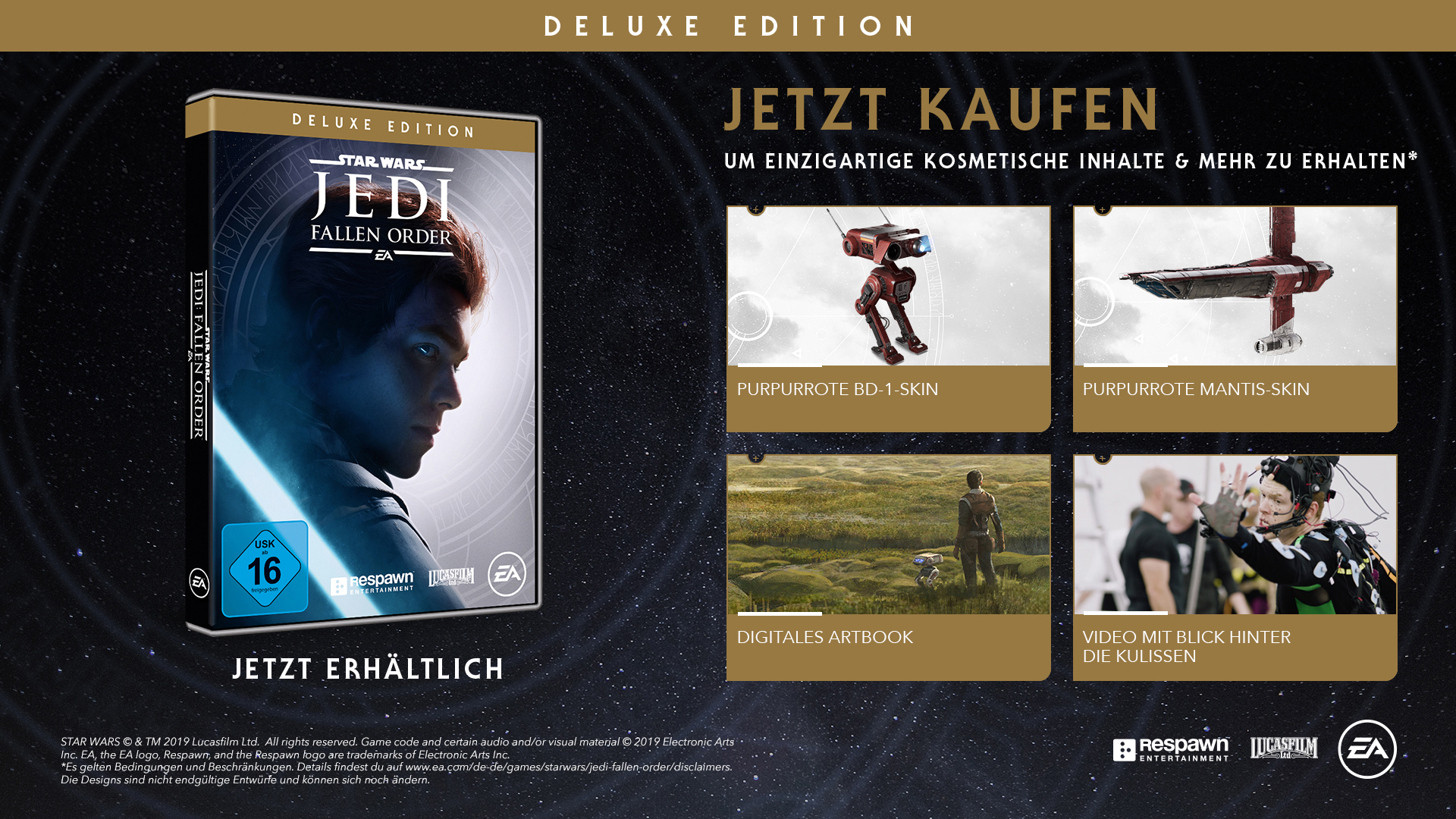 Eine Spielbox mit einem Männergesicht, einem Spiel-Logo und Screenshots des Spiels.