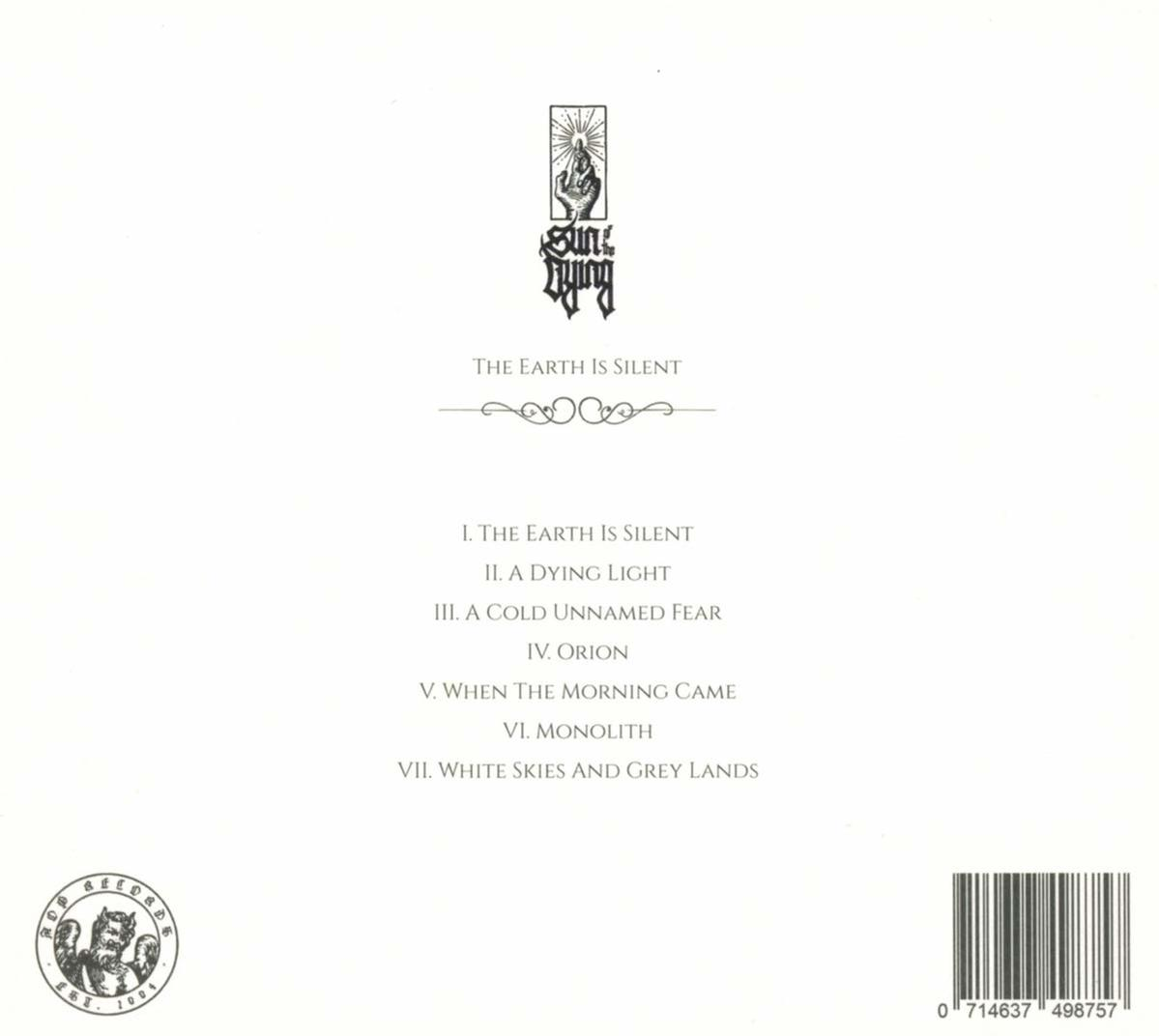 Sun Of The Dying - THE EARTH IS SILENT  - (CD)