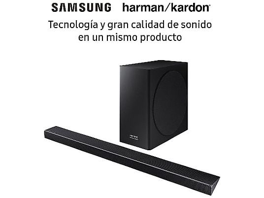 Barra de sonido – Samsung Harman Kardon HW-Q70R, 3.1.2Ch con True Dolby Atmos, Voice Assistant