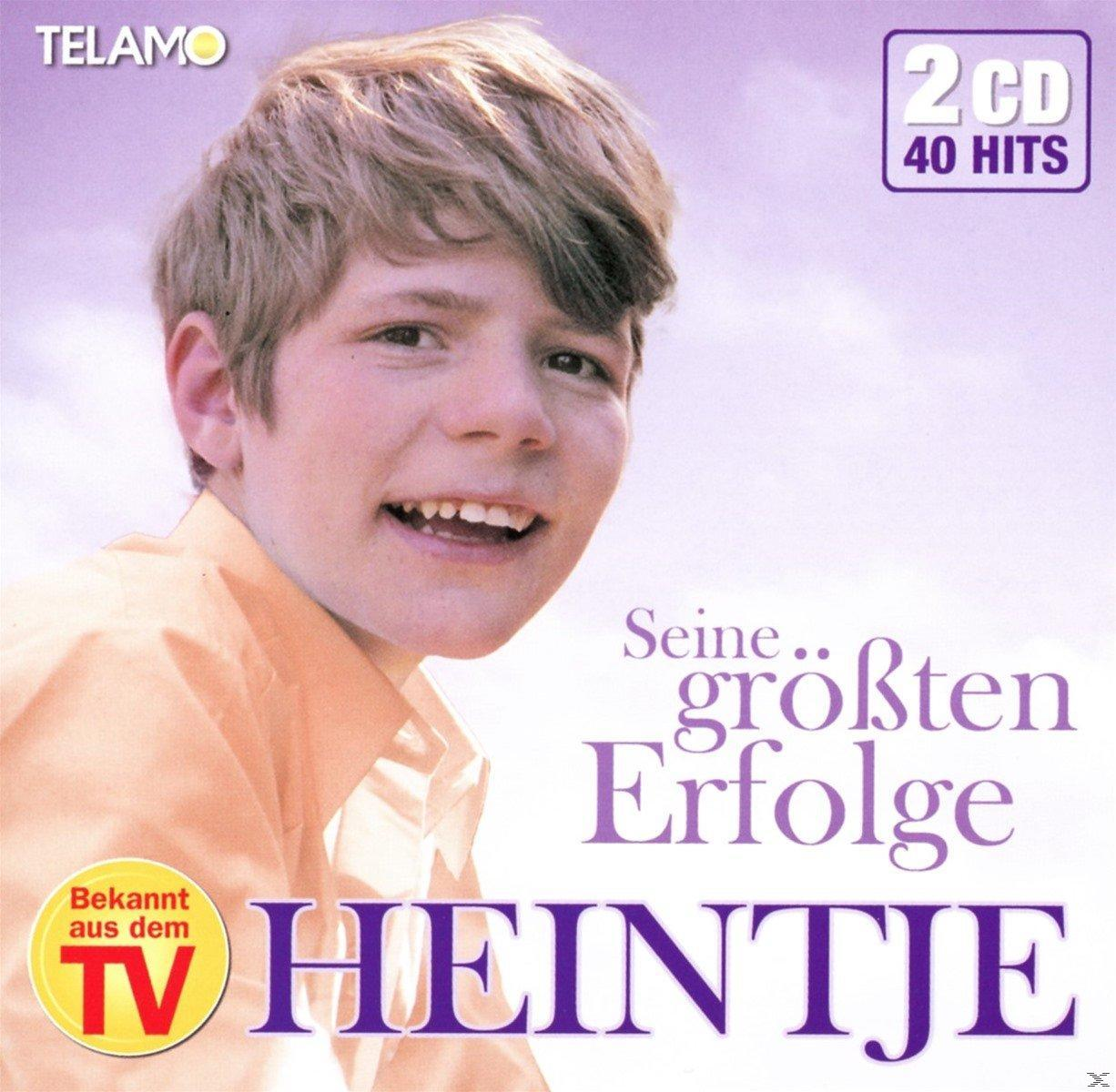 Albumcover von Heintje, einem jungen lächelnden Jungen. Text beinhaltet Seine..größten Erfolge und Bekannt aus dem TV.
