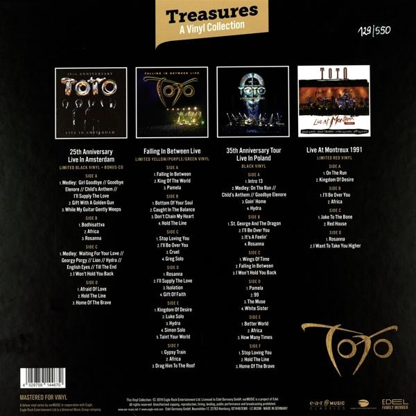 Toto - Treasures-A Vinyl Collection Box) Bonus-CD) (LP - (Ltd.Vinyl 