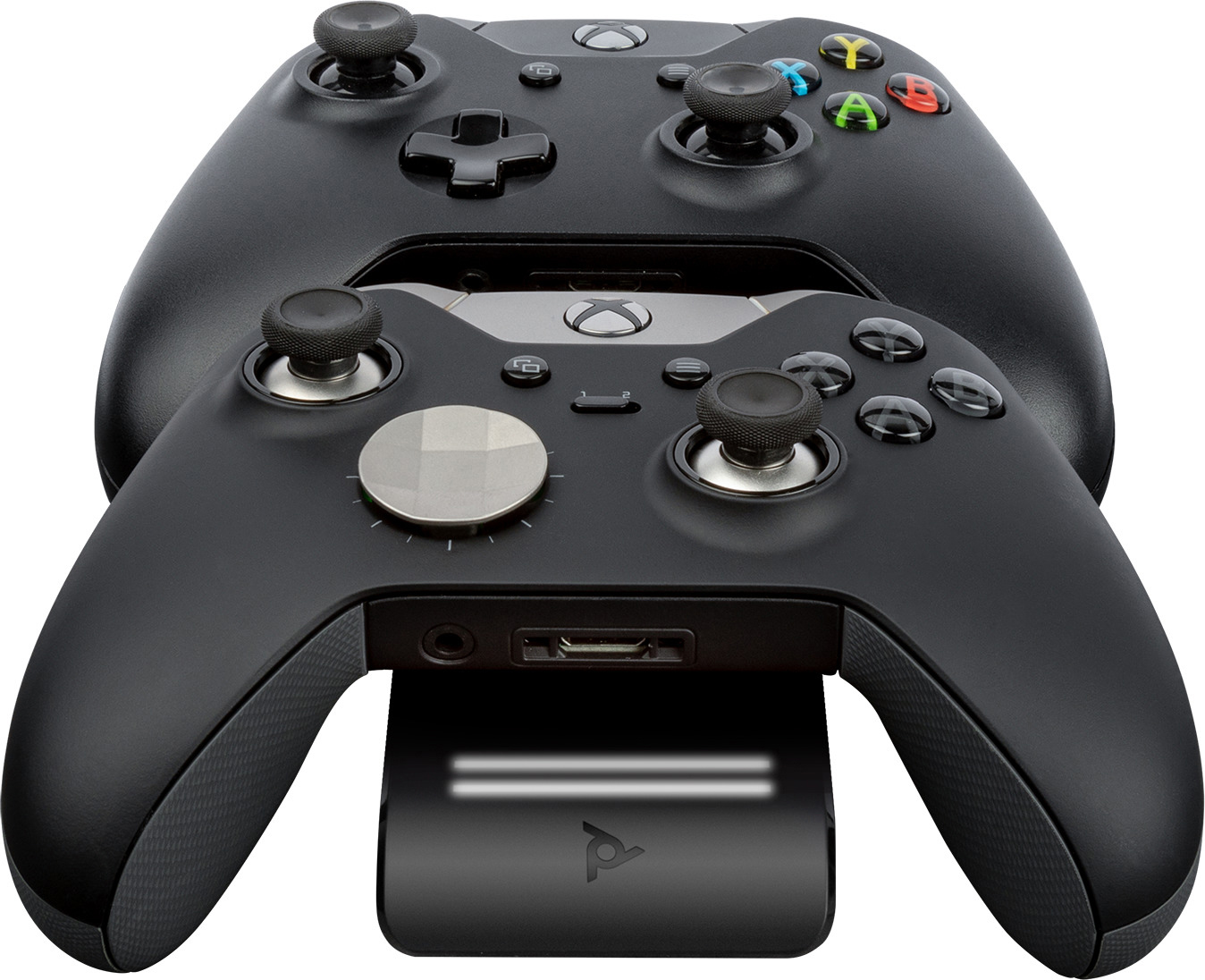 PDP LLC Ultra Slim Charge System für Xbox One, Ladestation, Schwarz