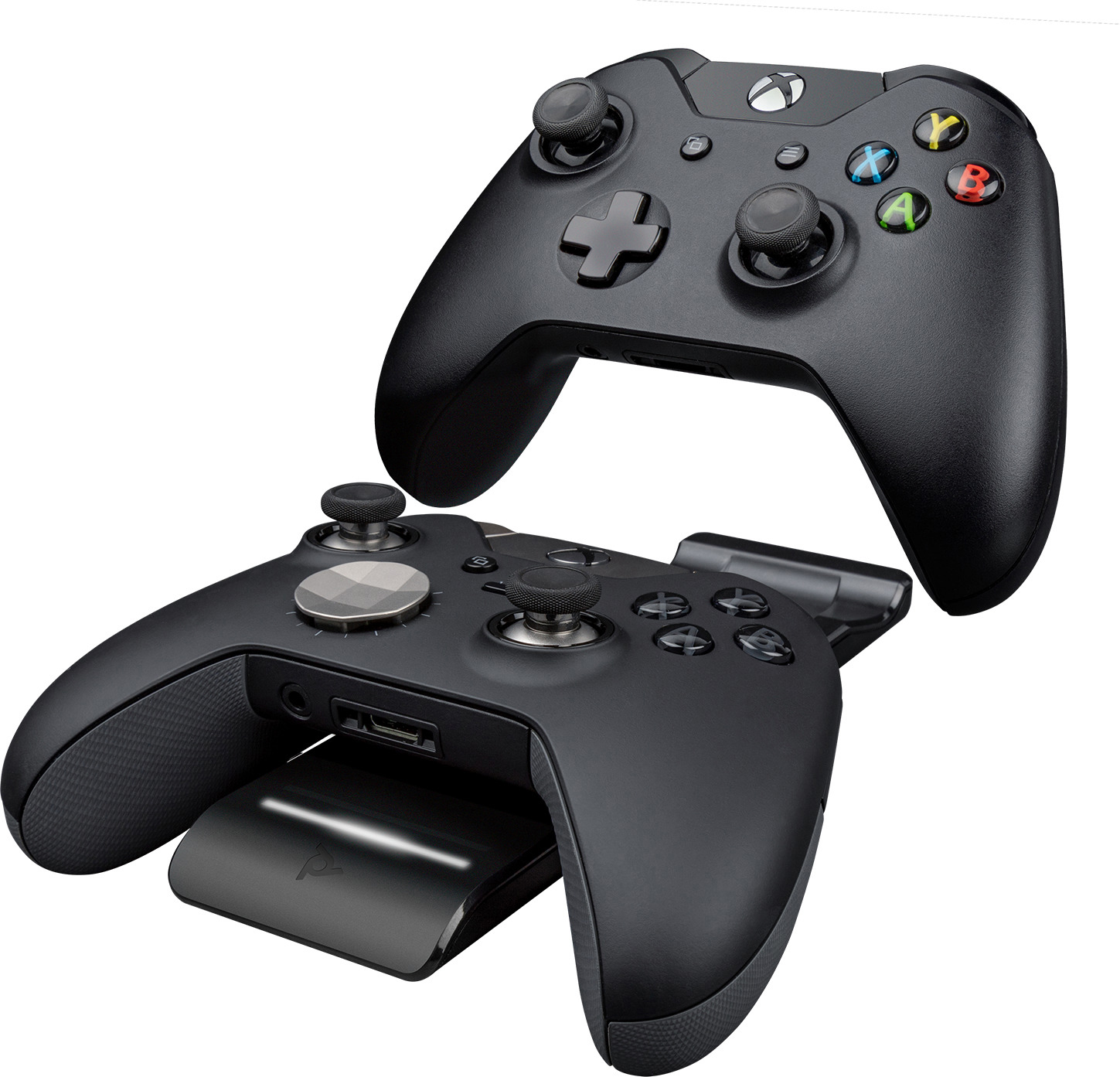 PDP LLC Ultra Slim Charge System für Xbox One, Ladestation, Schwarz
