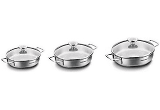 KORKMAZ A1095-1 Aroma 6 Parça Çelik Omlet Set