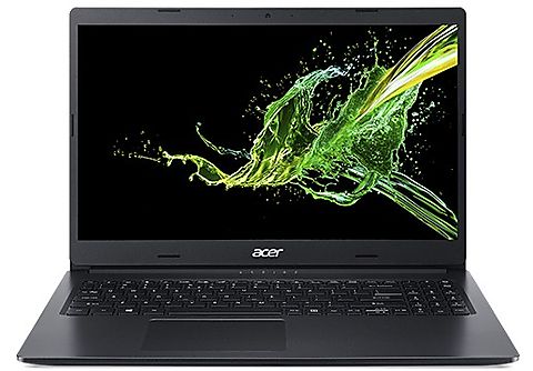 Portátil - Acer Aspire 3, 15.6" HD, Intel® Core™ i3-7020U, 4 GB RAM, 128 GB SSD, W10, Negro