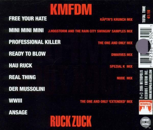 KMFDM - Ruck - (CD) Zuck
