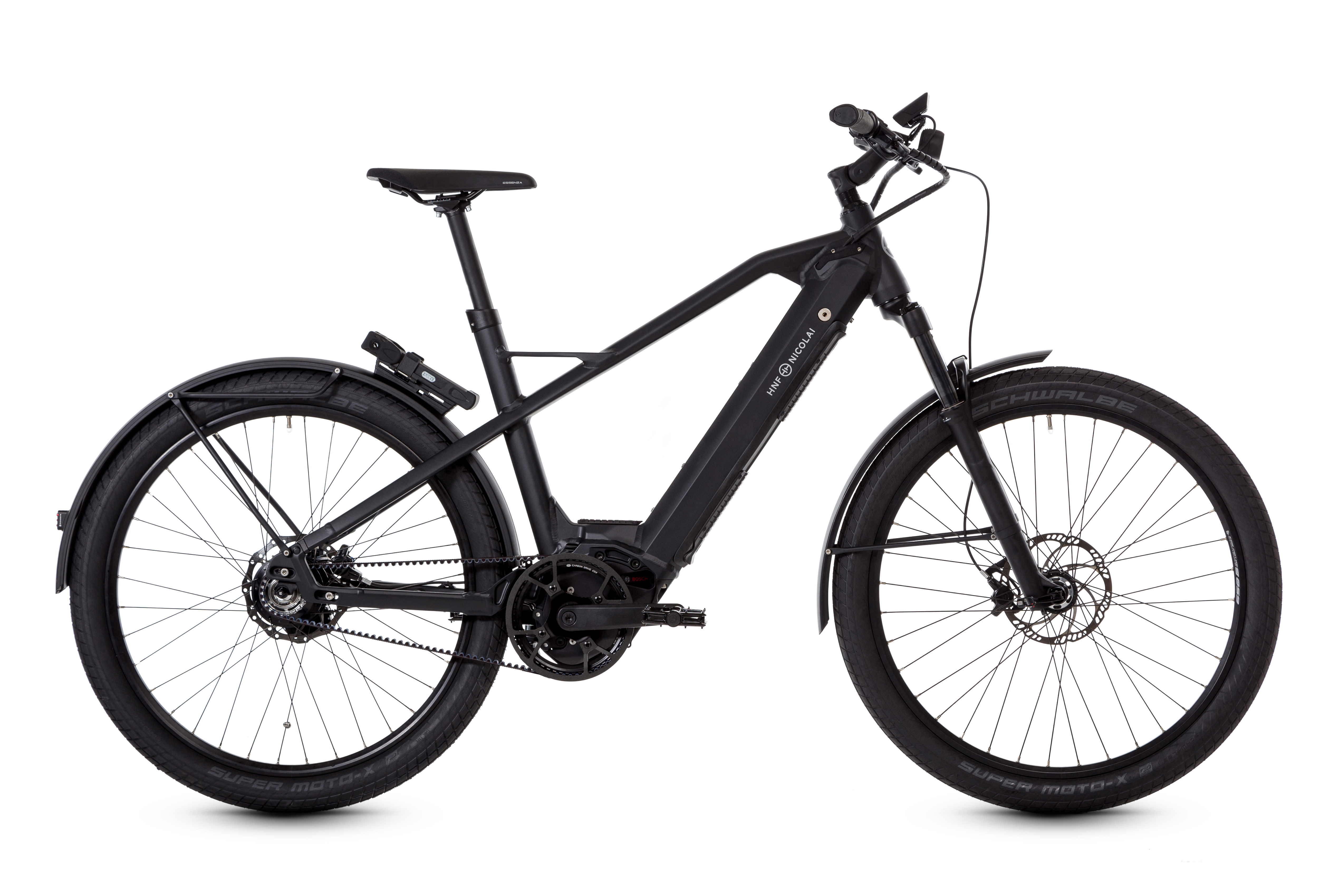 HNF-NICOLAI XD3 All-Terrain 20 + Abus Bundle Urbanbike (Laufradgröße: 27,5 Zoll, Unisex-Rad, 625 Wh, Schwarz)