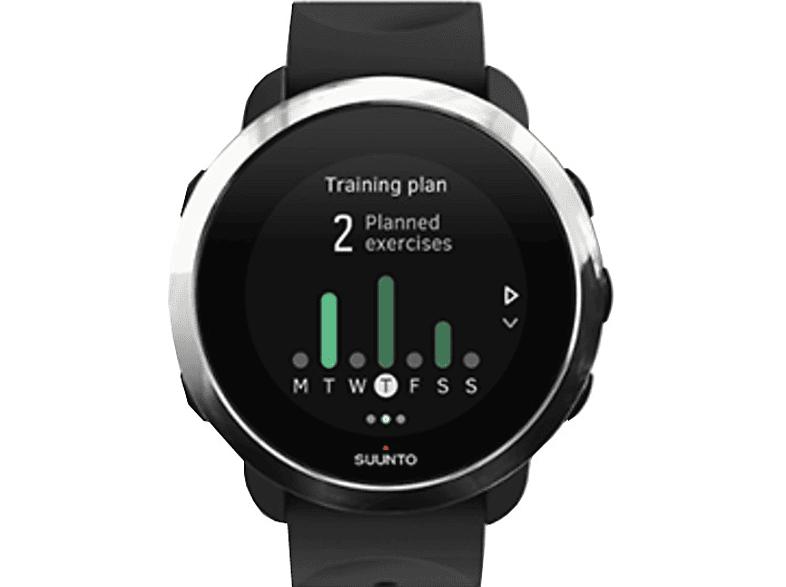 Reloj deportivo - Suunto 3 Fitness, Negro, Frecuencia cardíaca, Bluetooth
