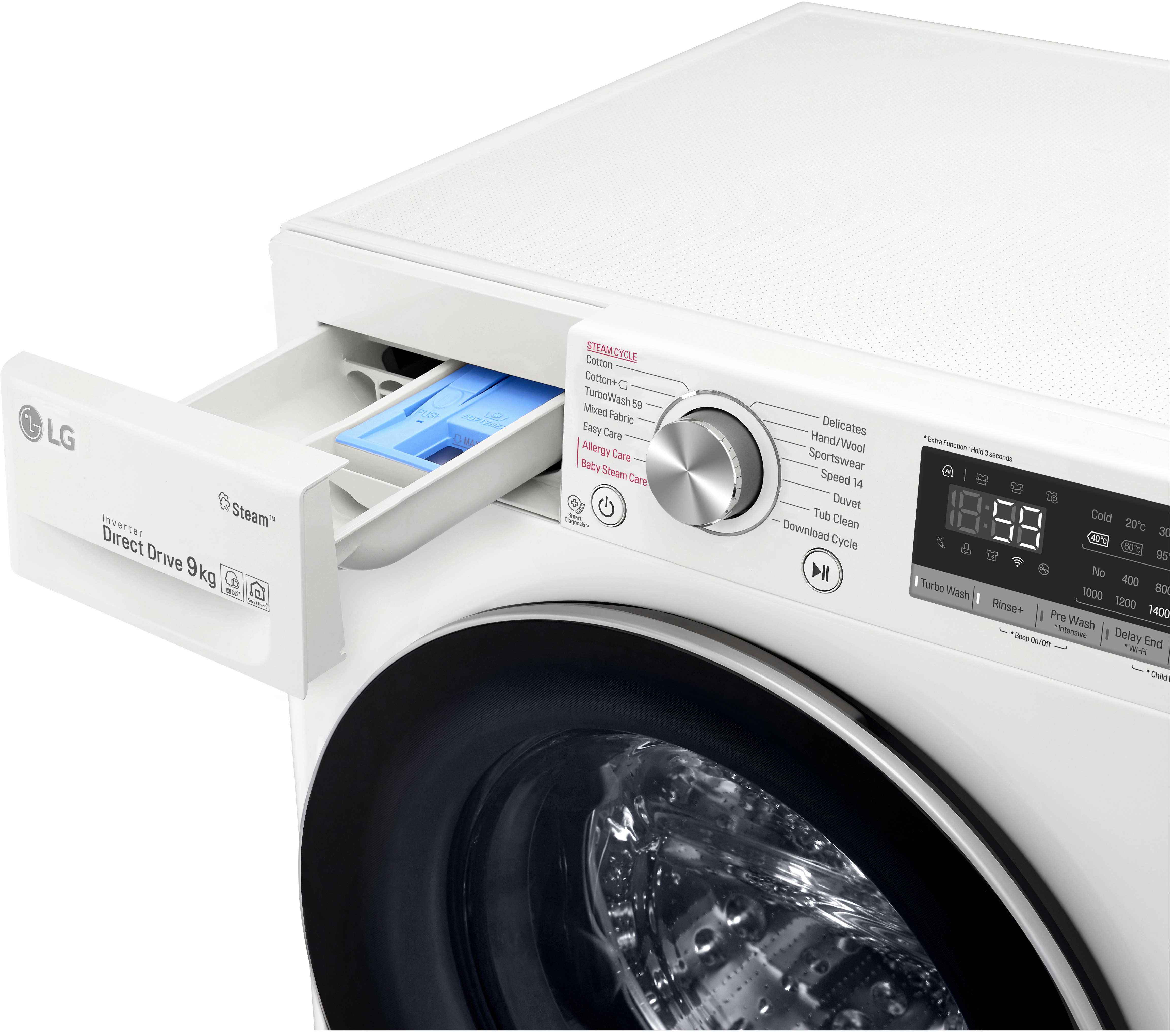 LG Wasmachine voorlader D (F4WN709S1)