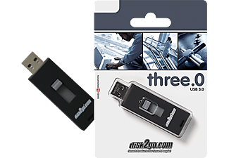 DISK2GO three.0 - Clé USB  (64 GB, Noir)