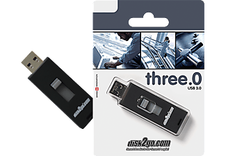 DISK2GO three.0 - Clé USB  (8 GB, Noir)