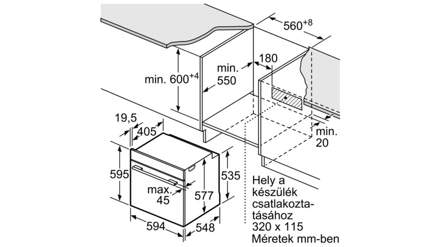 BOSCH HSG636XS6 Home Connect beépíthető gőzsütő