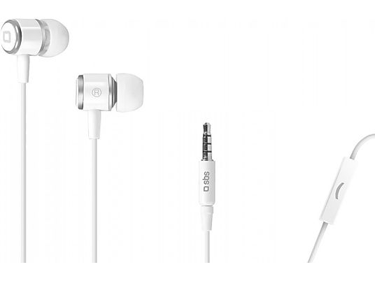 SBS Studiomix 40 - Auricolari (In-ear, Bianco)