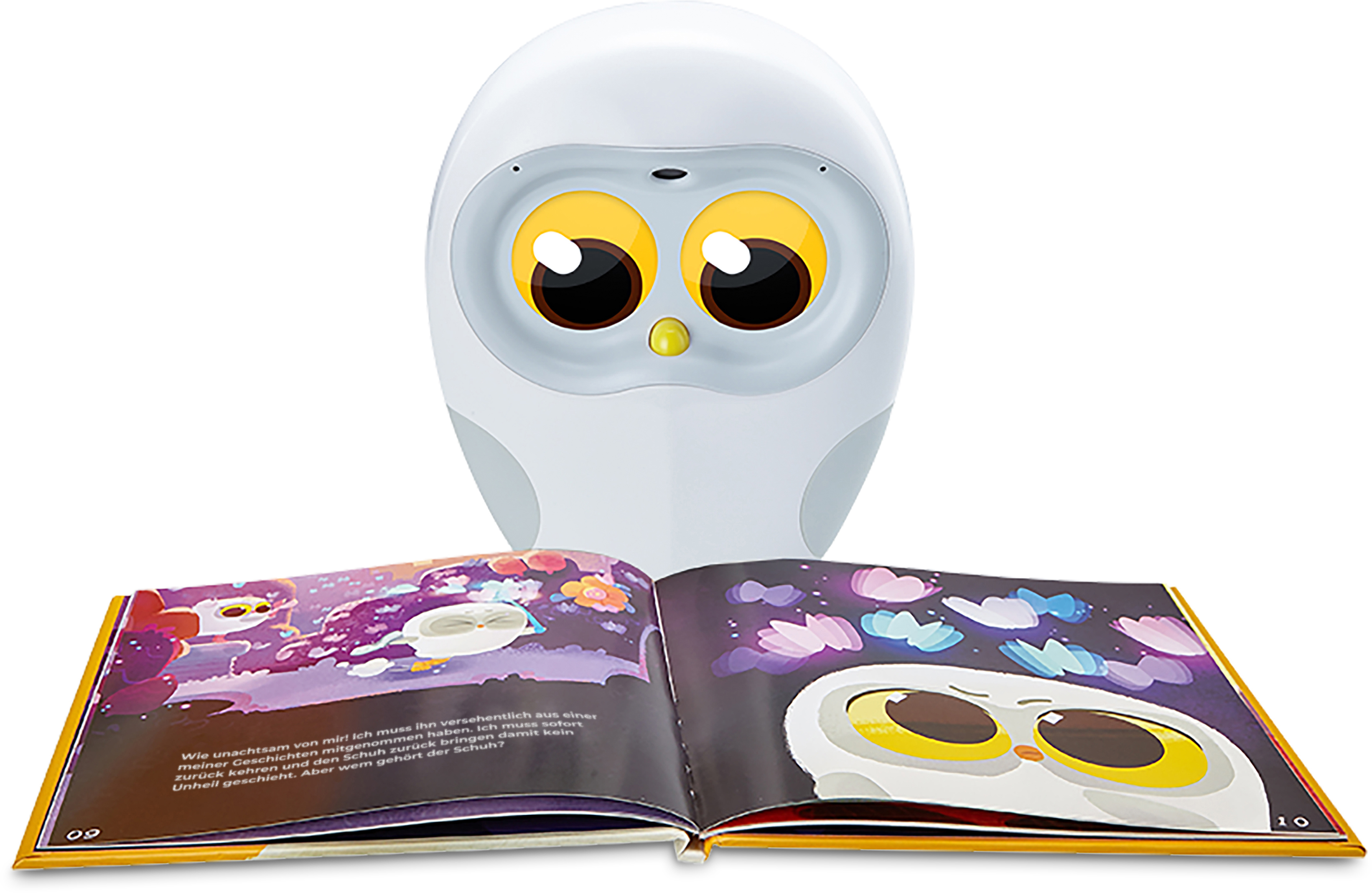 LUKA ® Der Vorlese-Freund für Kinder Vorlese-Freund, Weiß/Grau