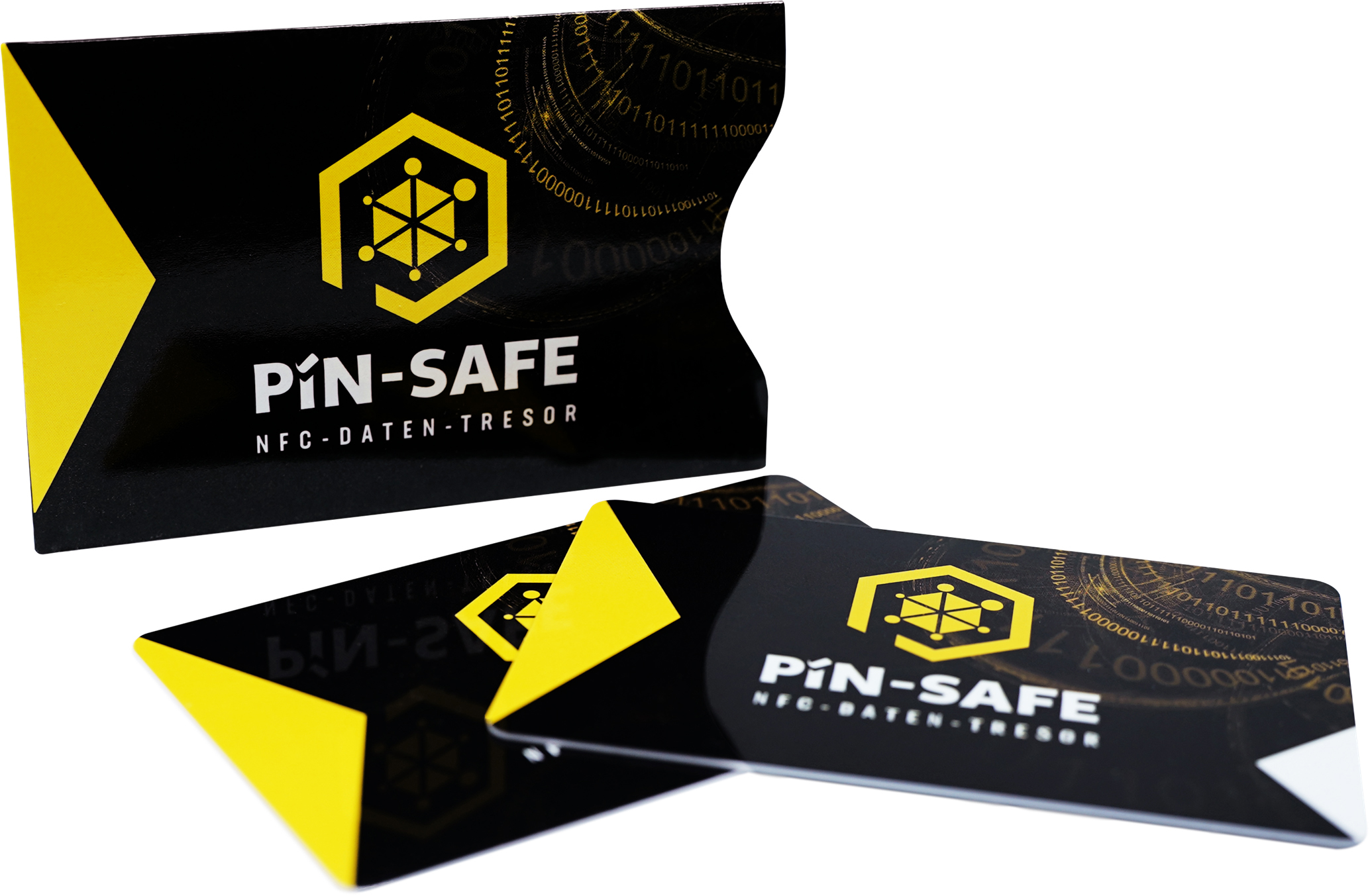 PIN-SAFE NFC offline Daten-Tresor inkl 2.Karte Speicherkarte
