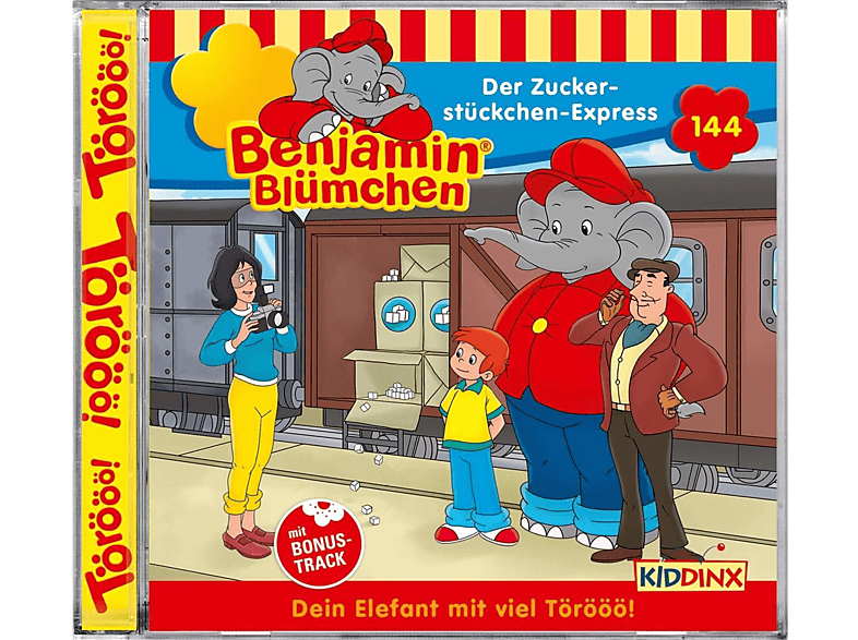 Benjamin Blümchen (144): Der Zuckerstückchen-Express – (CD)