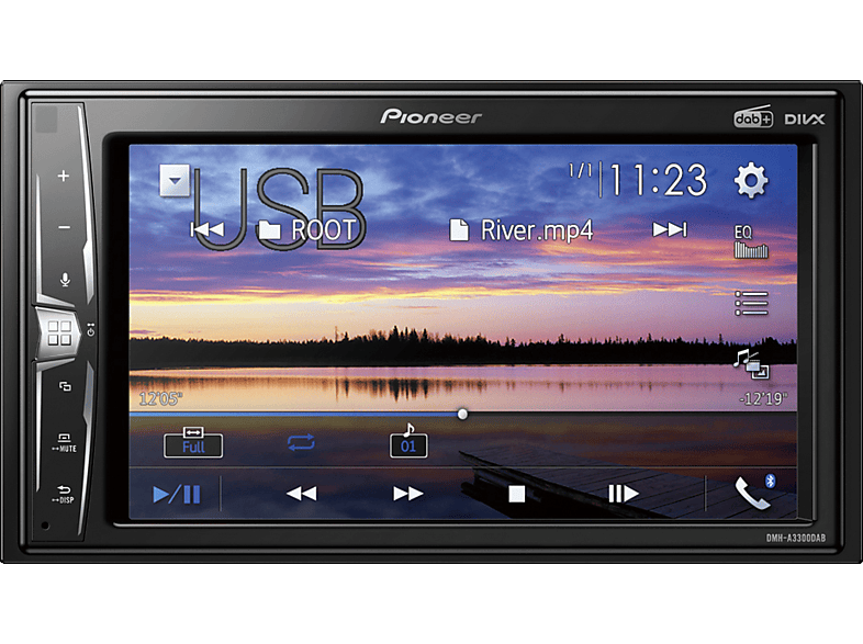 PIONEER DMH-A 3300 DABAN Autoradio 2 DIN (Doppel-DIN)