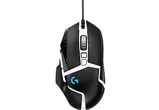 LOGITECH G502 Hero SE - Souris Gaming, Câblé, Optique avec diodes électroluminescentes, 16000 dpi, Noir/Blanc