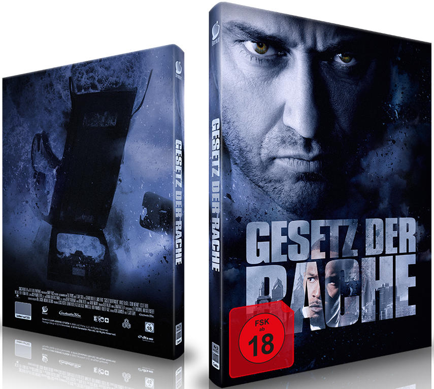 Gesetz der Rache – – 555 Limitierung Mediabook Stück Blu-ray + C DVD Cover 