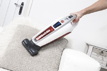 Aspirador de mano - Hoover SM 156 DPN4, 15.6V, Para mascotas, 0,5l, Dry Only, LED Display, 20 min, Blanco