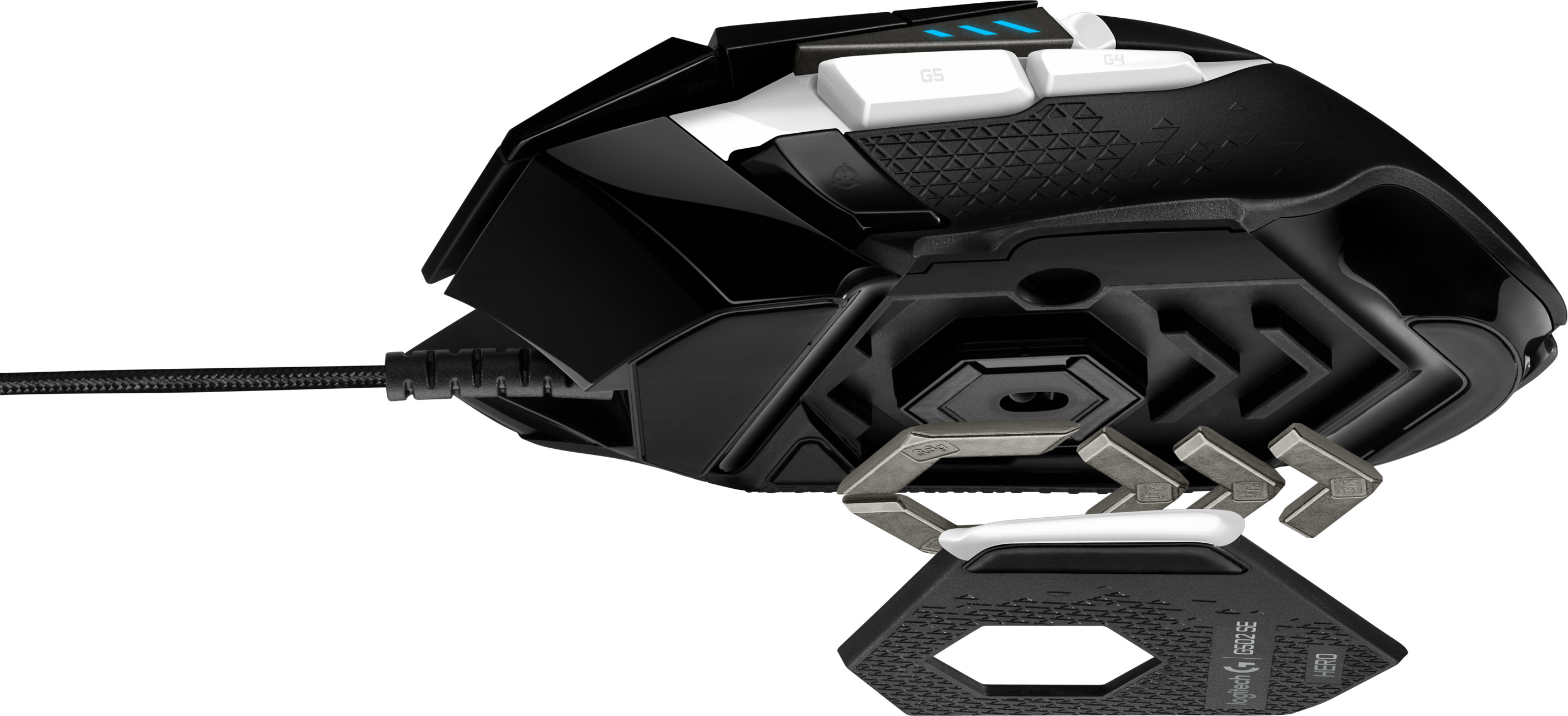 LOGITECH G502 SE HERO Gaming-Maus Gaming Maus, Schwarz/Weiß