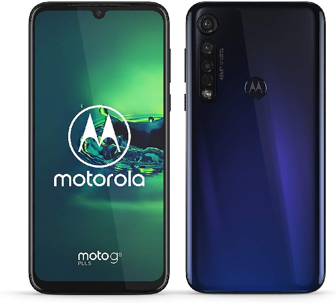 Móvil - Motorola G8 Plus, Azul, 64 GB, 4 GB RAM, 6.3" Full HD+, Snapdragon 665, 4000 mAh, Android