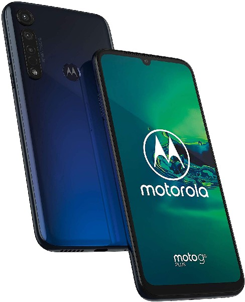 Móvil - Motorola G8 Plus, Azul, 64 GB, 4 GB RAM, 6.3" Full HD+, Snapdragon 665, 4000 mAh, Android