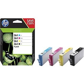 HP 364 - Cartouche d'encre (Noir/Cyan/Magenta/Jaune)