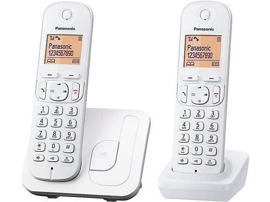 PANASONIC KX-TGC212SL - Téléphone sans fil (Blanc)