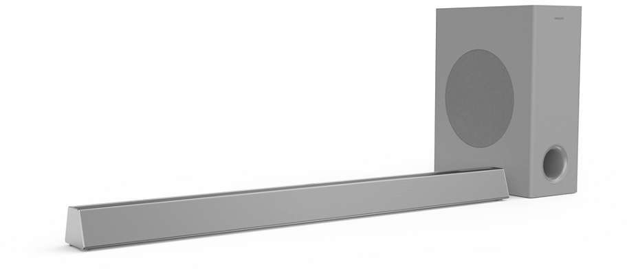 PHILIPS HTL 3325, Soundbar, Silber