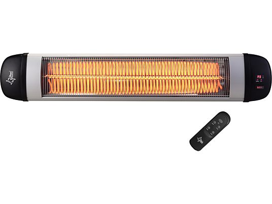 SUNTEC Heat Ray 3000 Carbon Outdoor - Chauffage radiant (Argent/Noir)