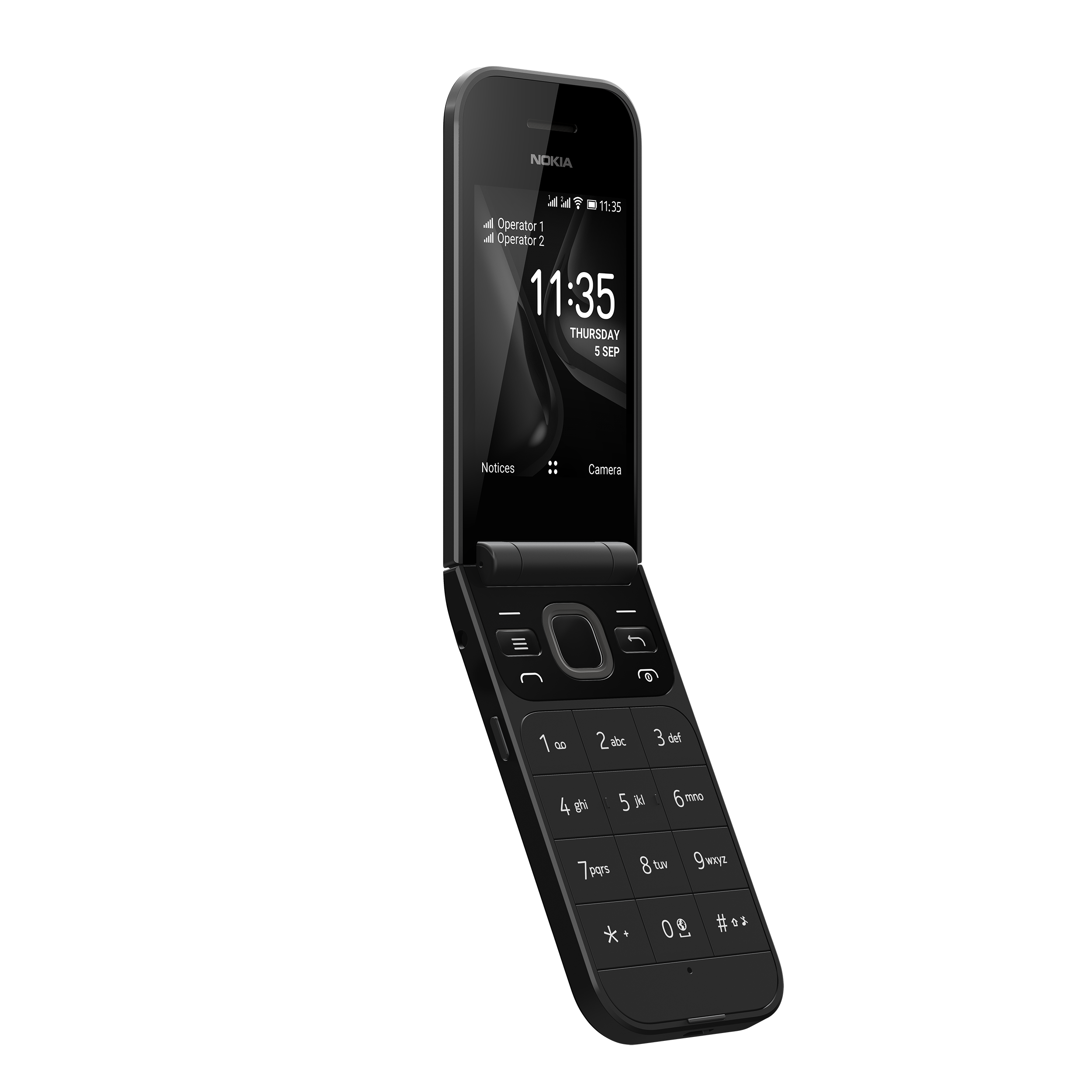 NOKIA 2720 Flip Smartphone, Schwarz