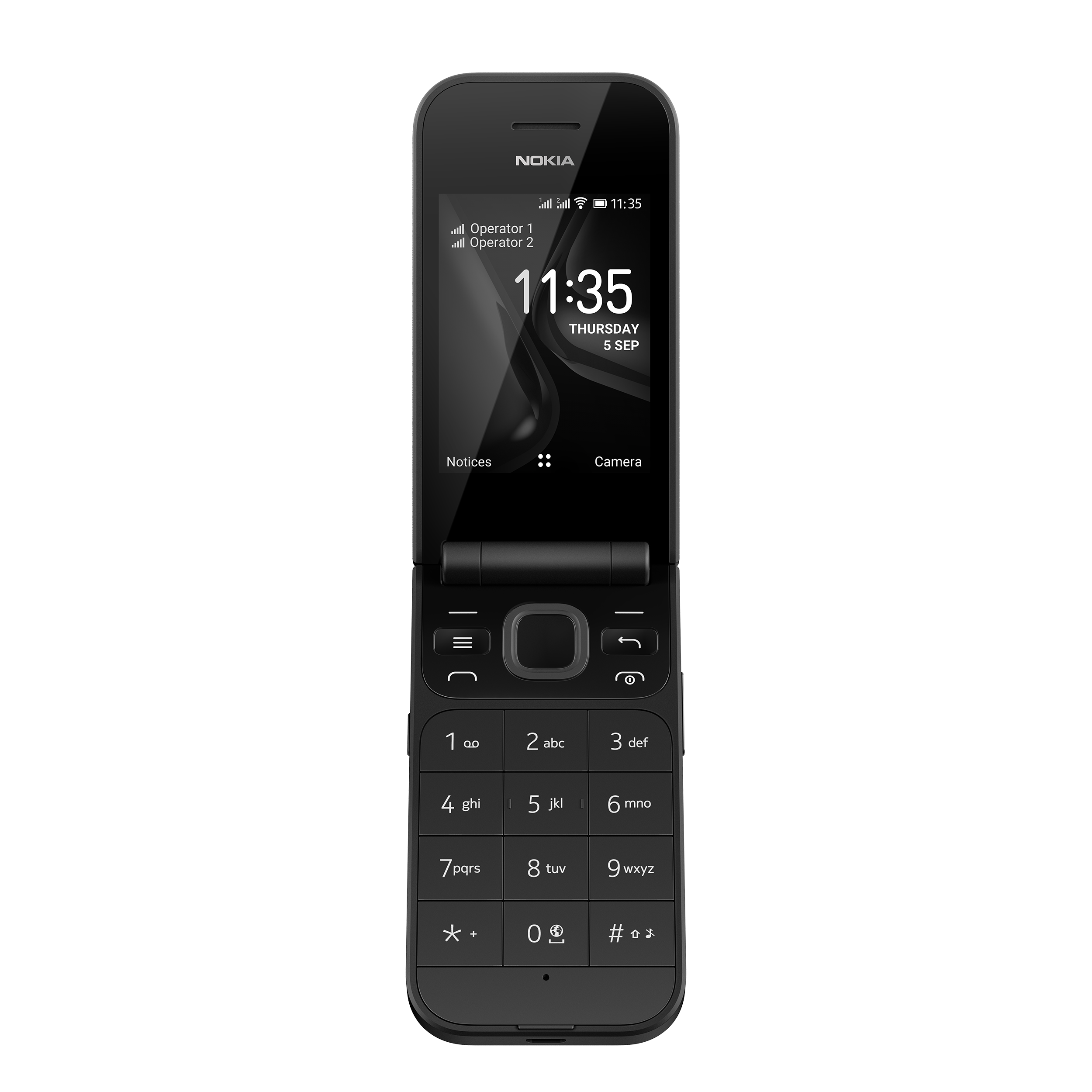 NOKIA 2720 Flip Smartphone, Schwarz