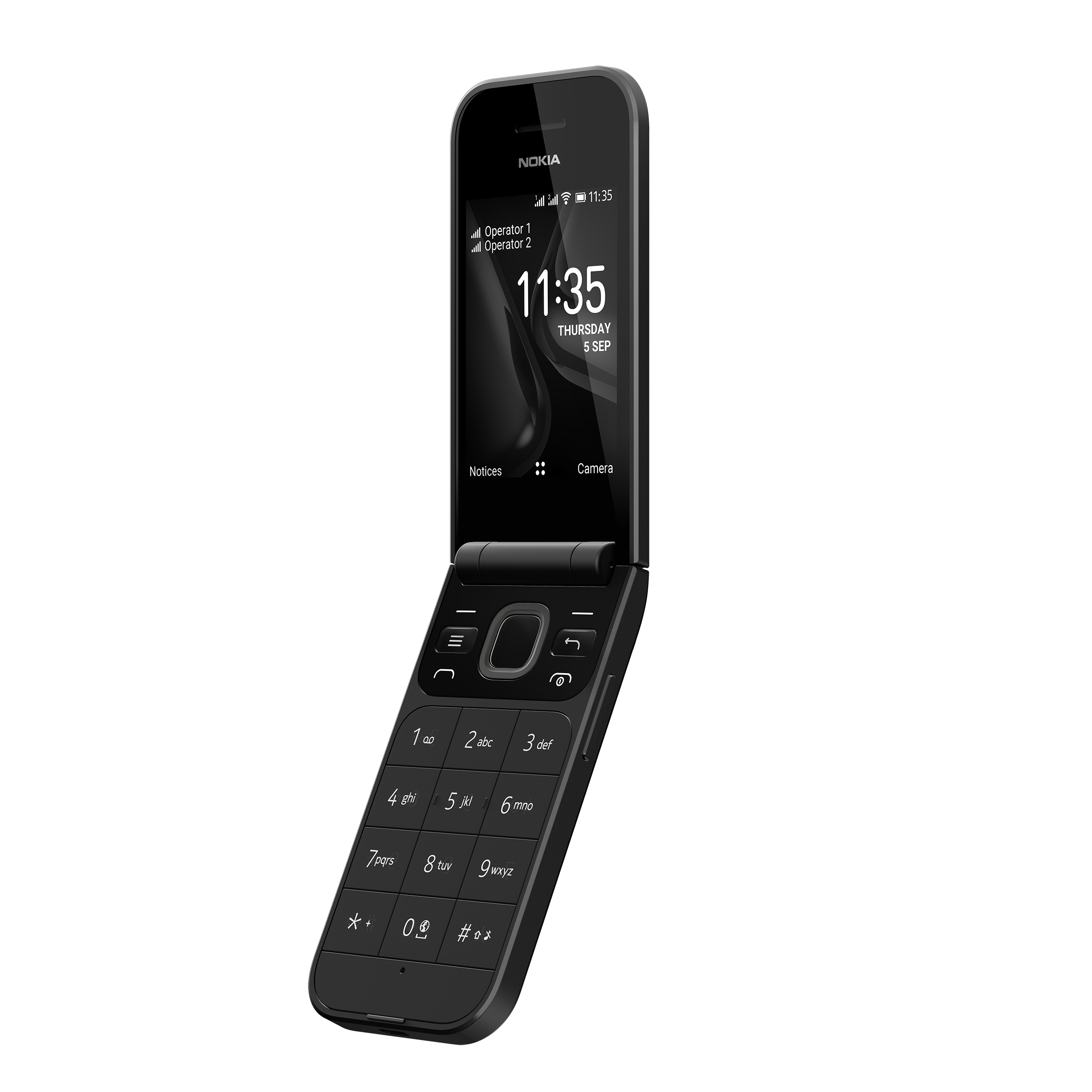 NOKIA 2720 Flip Smartphone, Schwarz