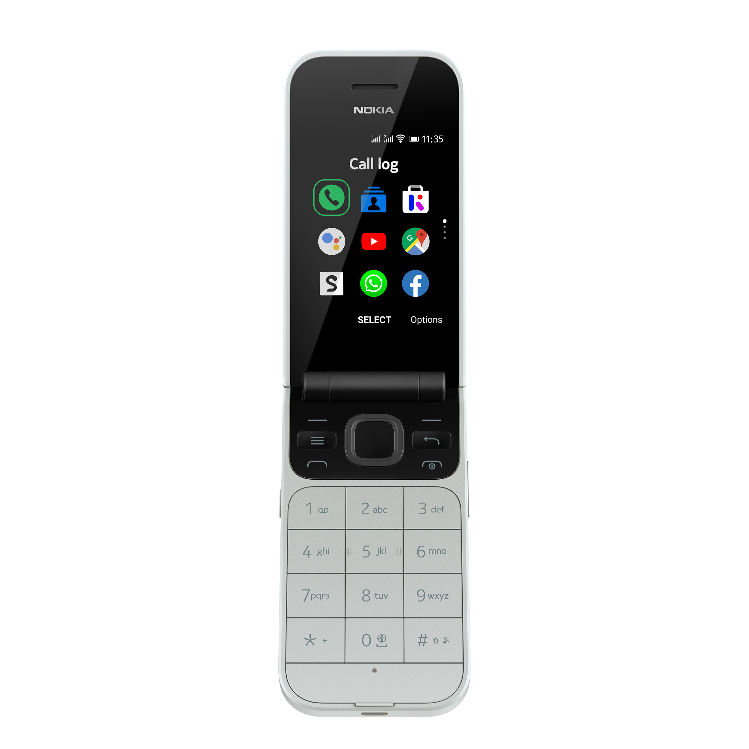 NOKIA 2720 Flip Smartphone, Grau