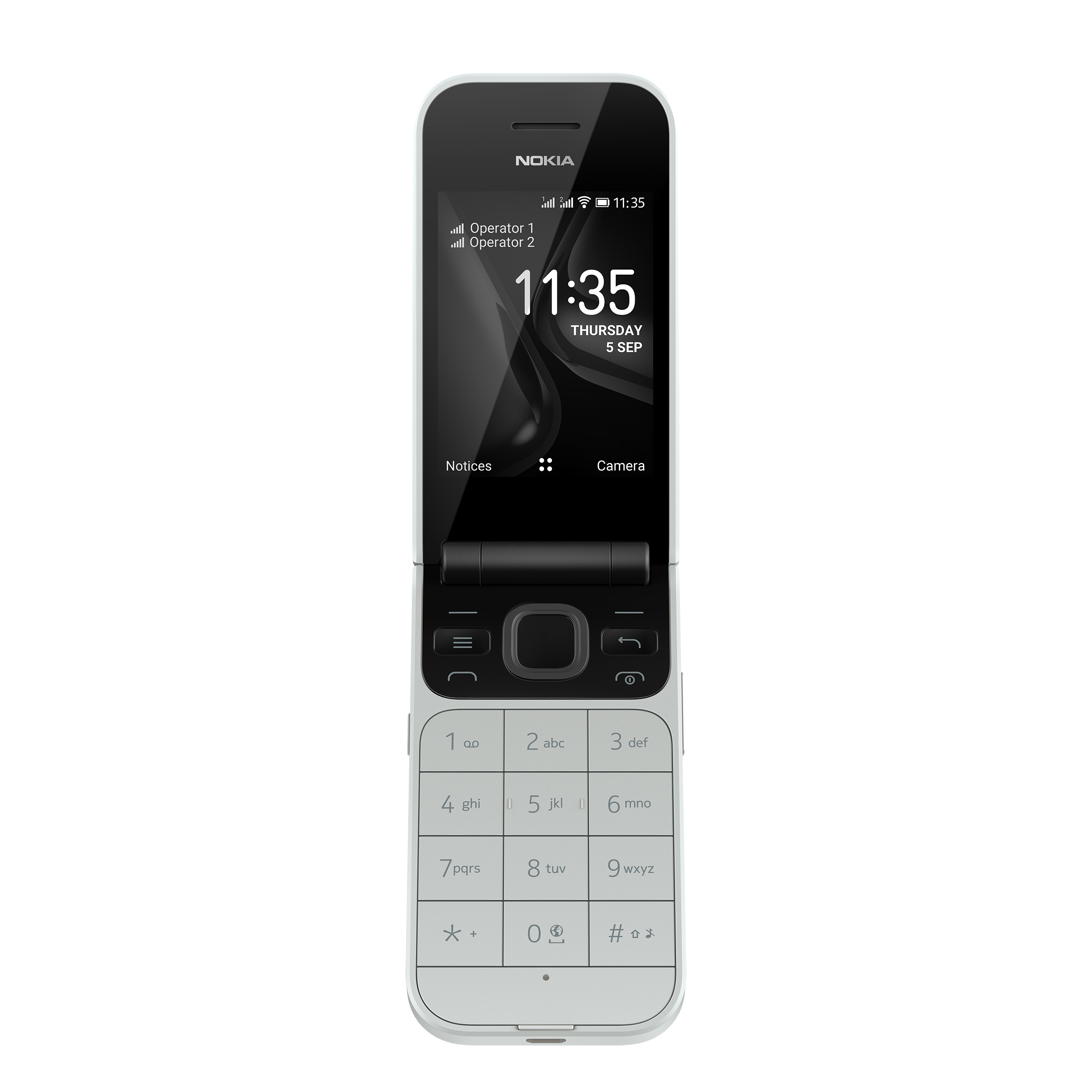 NOKIA 2720 Flip Smartphone, Grau
