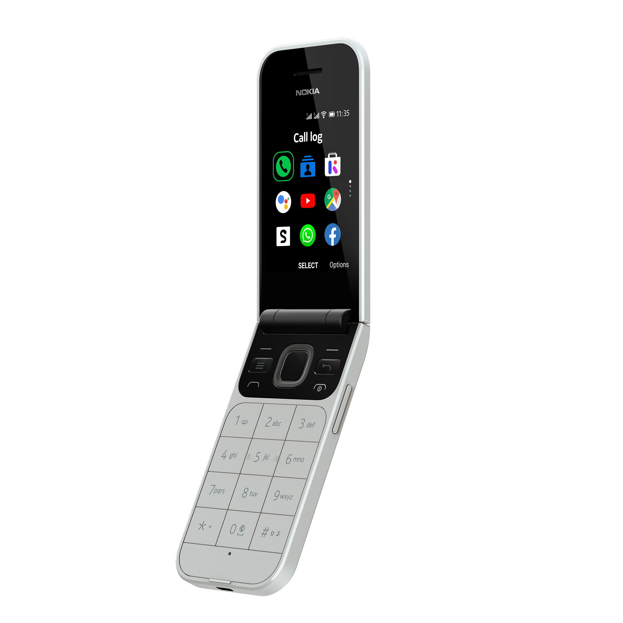 NOKIA 2720 Flip Smartphone, Grau